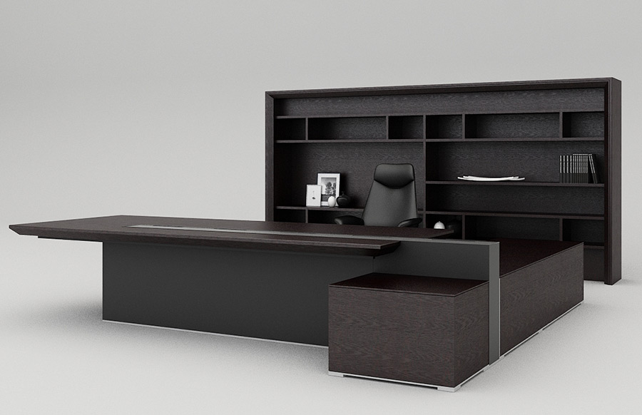 實(shí)木總裁桌